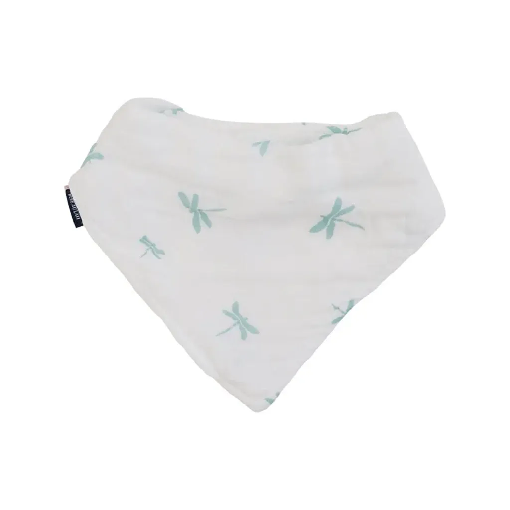 Oh So Soft Muslin Bandana Bib - Dragonfly