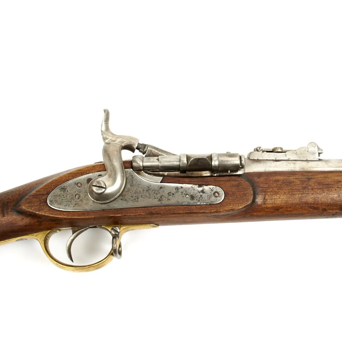 Original British P-1864 Snider Breech Loading Rifle Dated 1855- Marked Tower