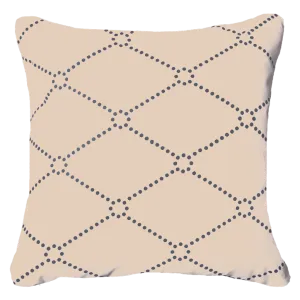 Outdoor Dots Beige Medium Cushion 50 x 50 cm