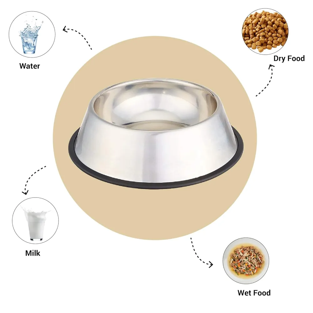 Pets Empire Regular Anti Skid Bowl for Dogs and Cats