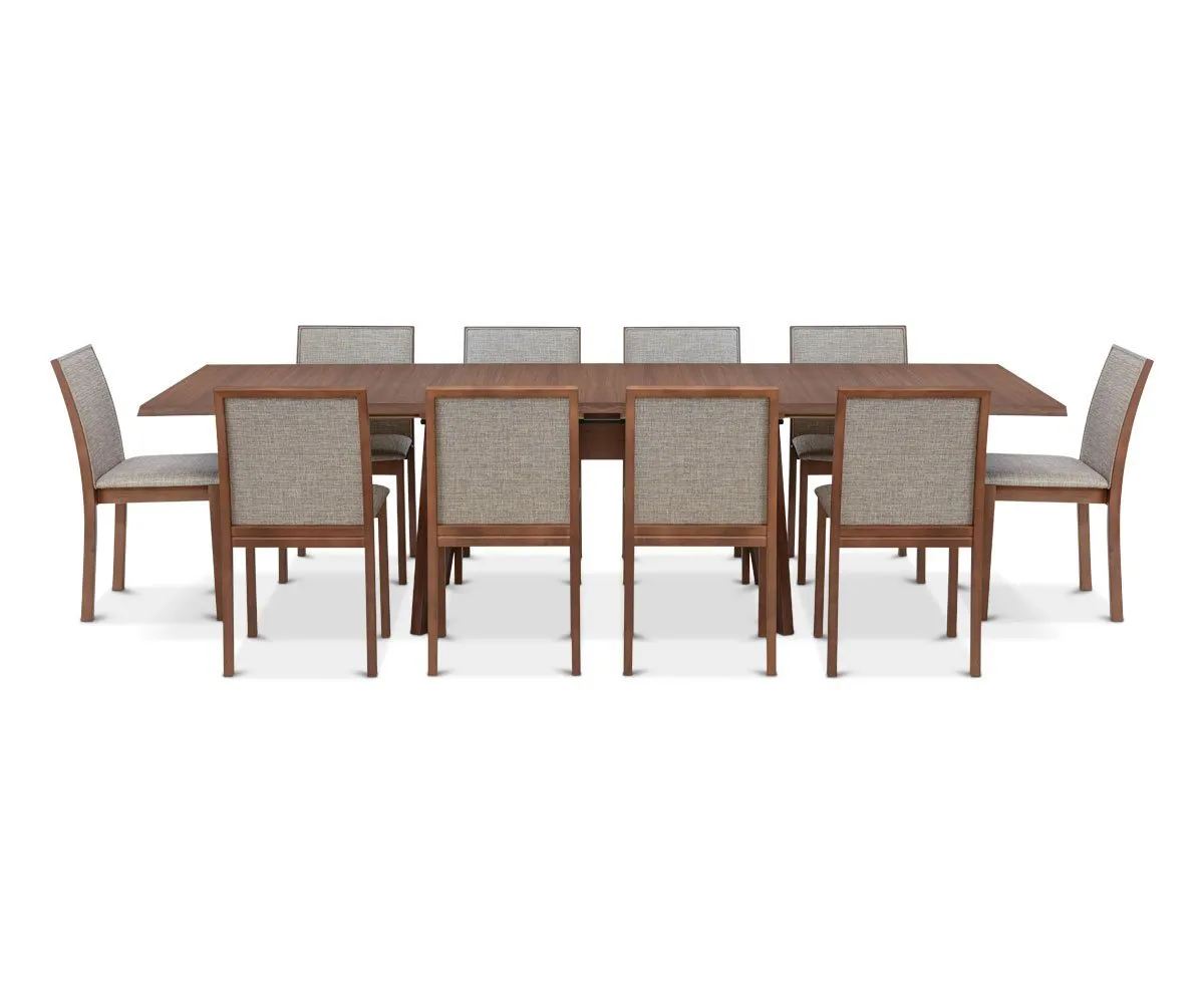 Randers Rectangular Extension Table - Walnut