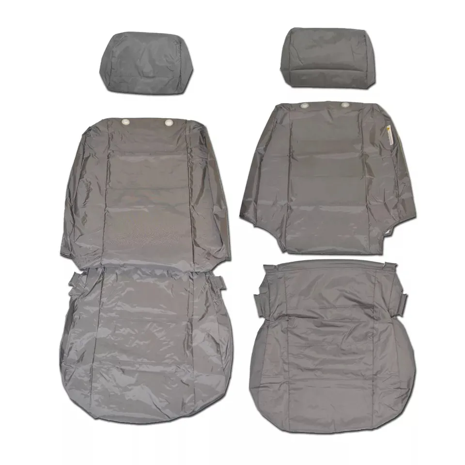 Renault Master Front 1 1 INKA Fully Tailored Waterproof Seat Covers Grey MY08-16