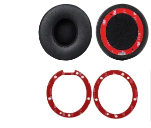 Replacement earpads for Beats Solo2/Solo3 Wireless Bluetooth - Black