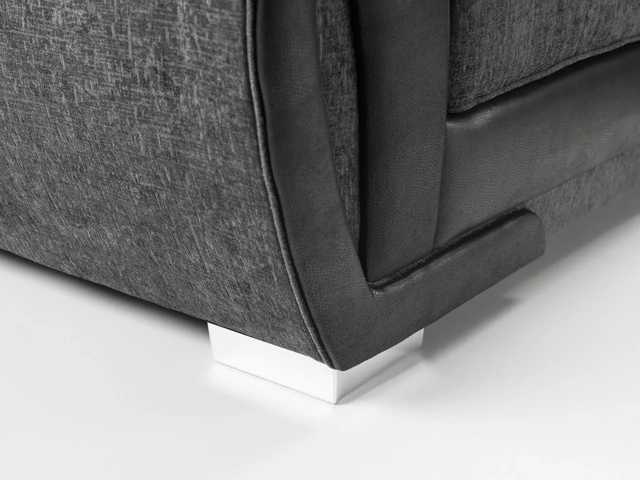 Shannon Sofa - Black/Grey Large Corner - 240 x 240 CM