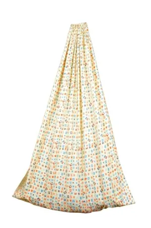 SJ SHINE Born Baby Hanging Swing Cradle Cotton thottil Cloth thuni for Babies Baby Boy's and Girl's Sleep Cotton Cloth Cradle/Zula//Jhula/Jhoola for New Born Babies (Yellow)