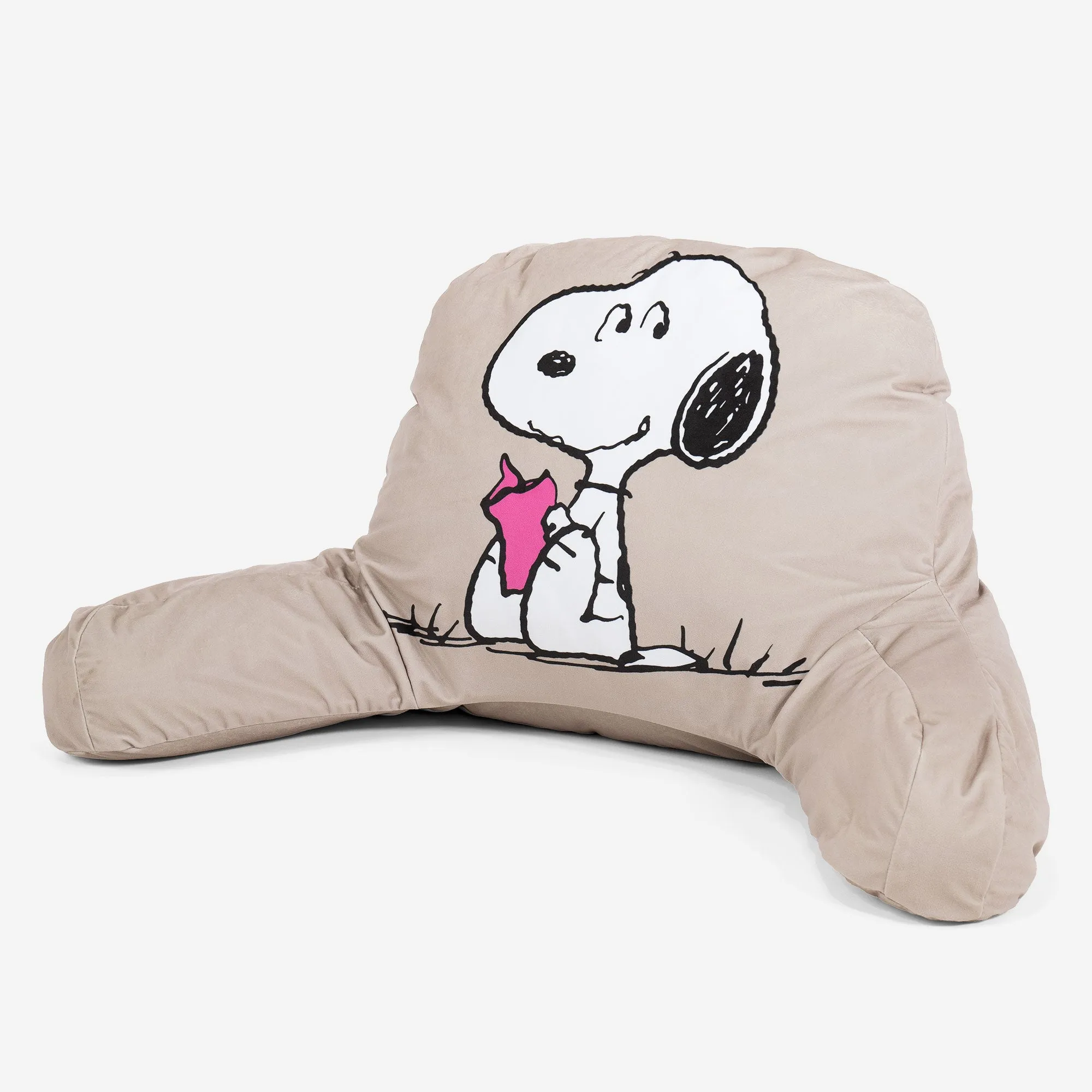 Snoopy High Back Support Cuddle Cushion - Reading