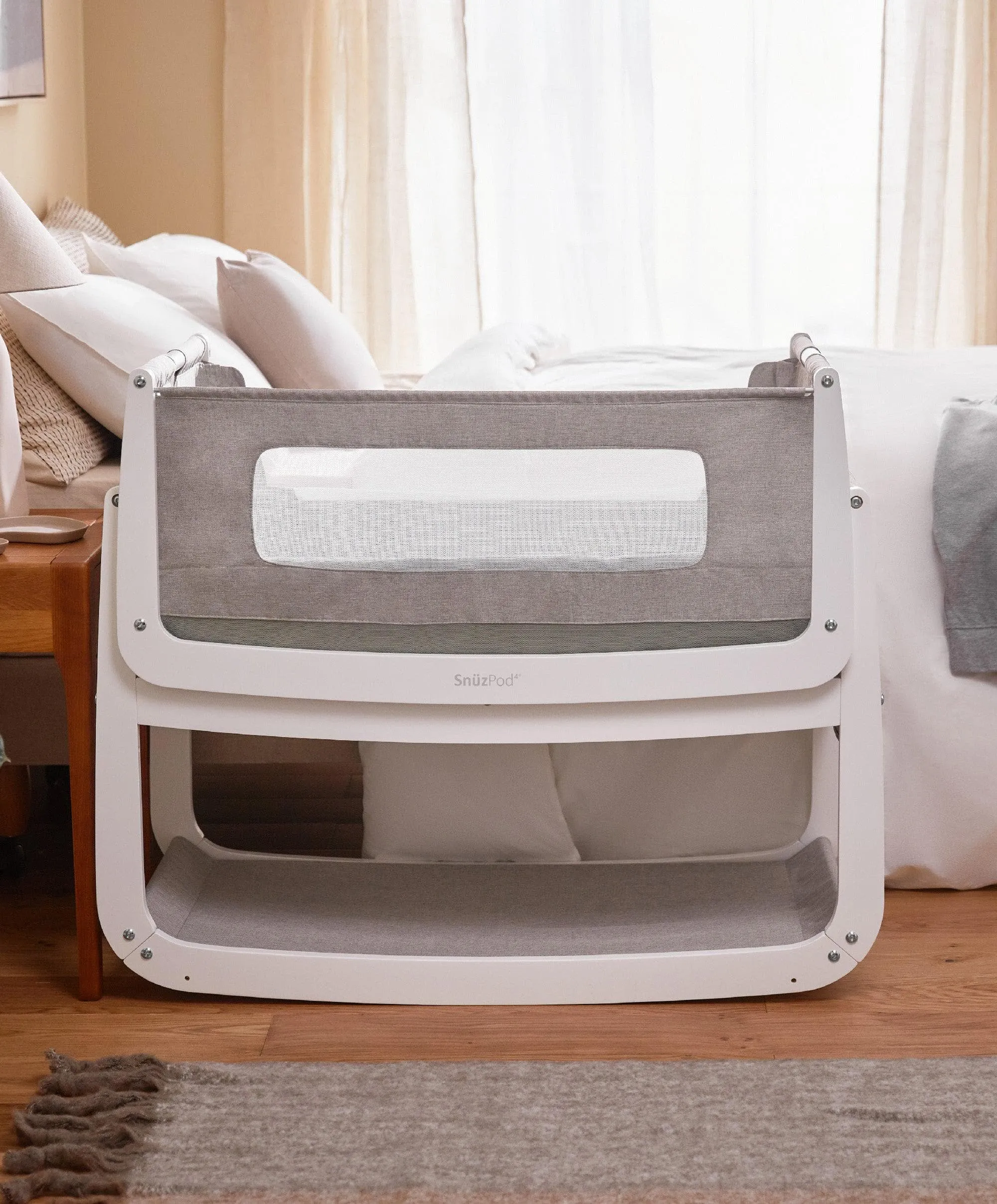 SnuzPod4 Bedside Crib - Dusk