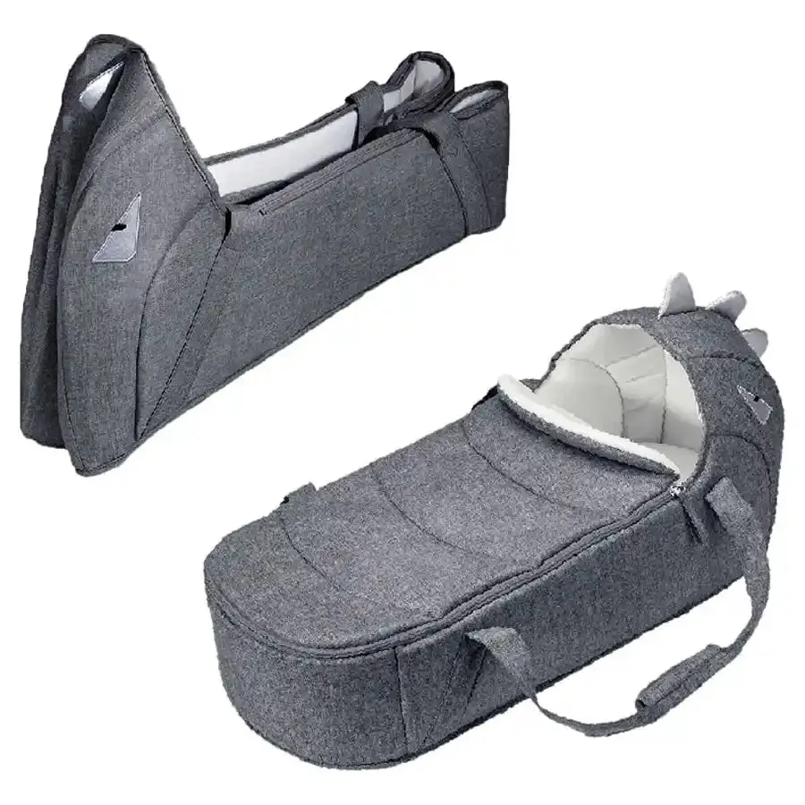 Sunveno Foldable Travel Carry Cot (Grey)