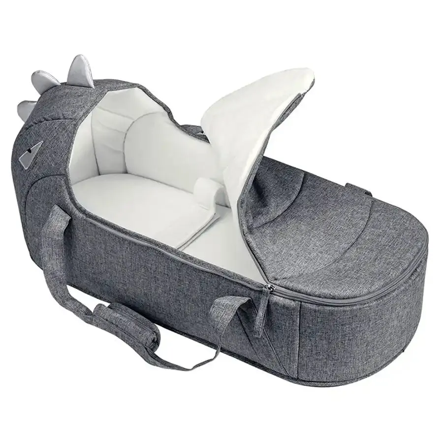 Sunveno Foldable Travel Carry Cot (Grey)