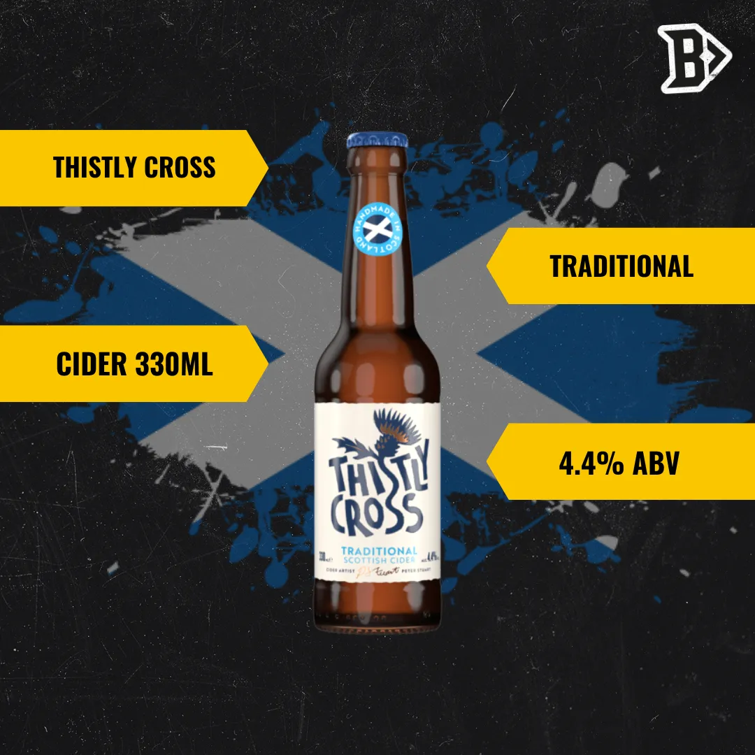 Thistly Cross Traditional Craft Cider 330ml Bottles - 4.4% ABV (12 Pack)