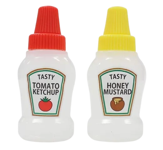 Tomato & Mustard Sauce Bottles