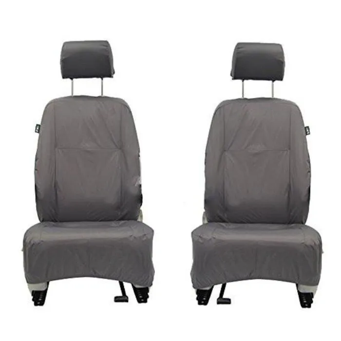 Vauxhall Astravan Inka Fully Tailored Waterproof Front Row Seat Covers Vauxhall Astravan 1 1 Front Set Model Year 2004-2010 Onwards  Grey