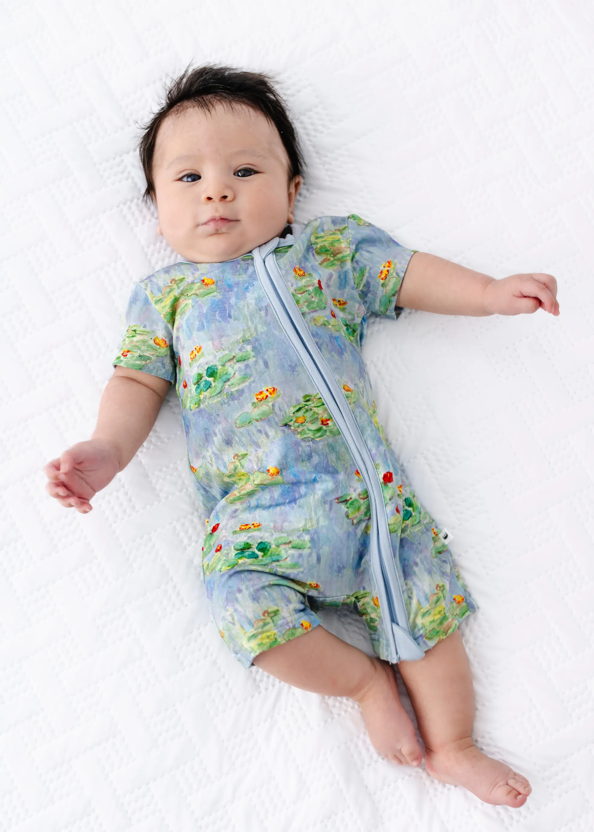 Water Lilies Shortie Romper