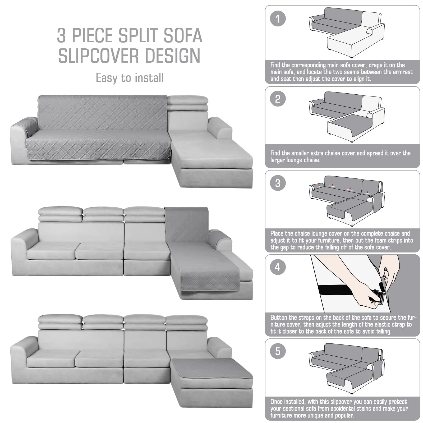 Waterproof Sectional Couch Covers