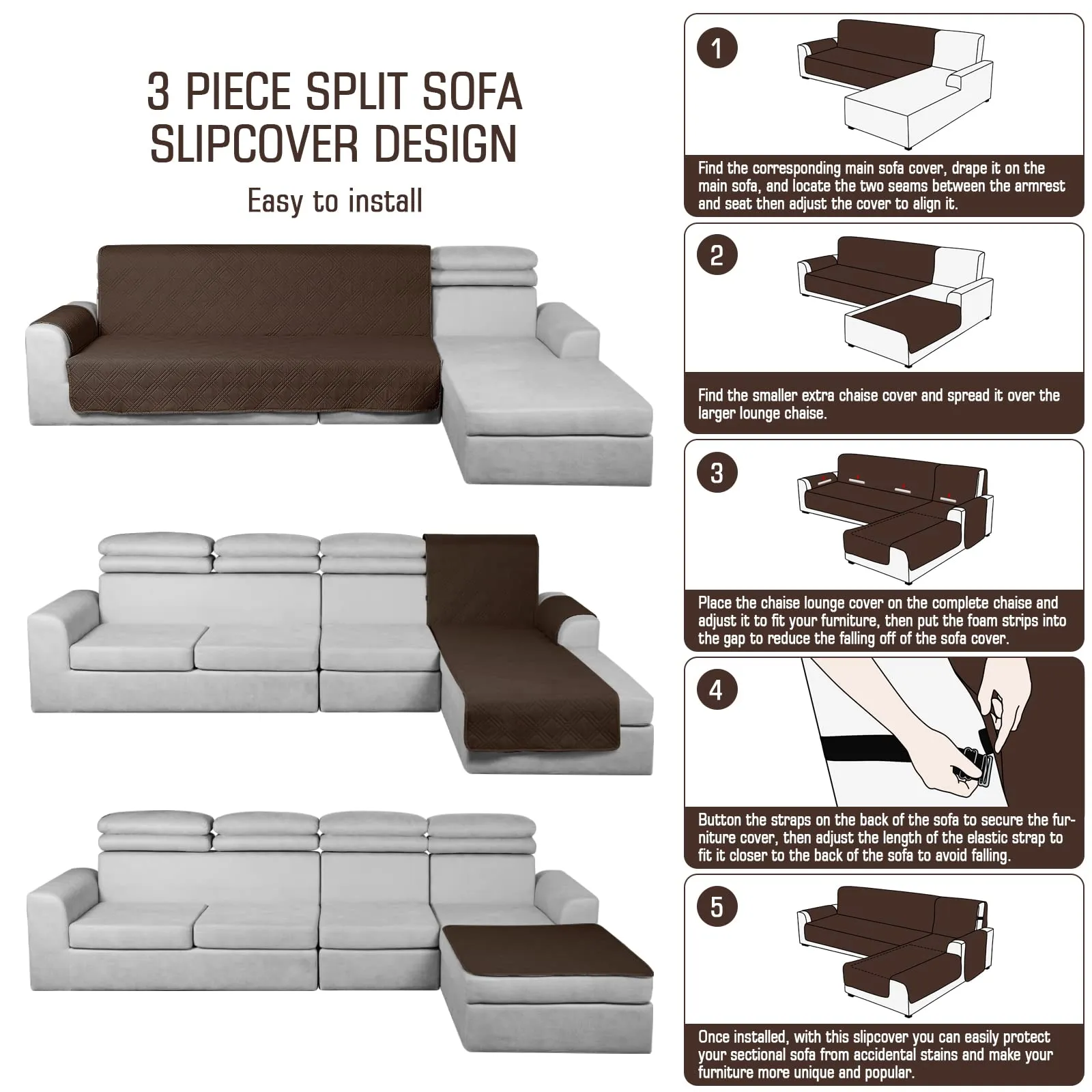 Waterproof Sectional Couch Covers