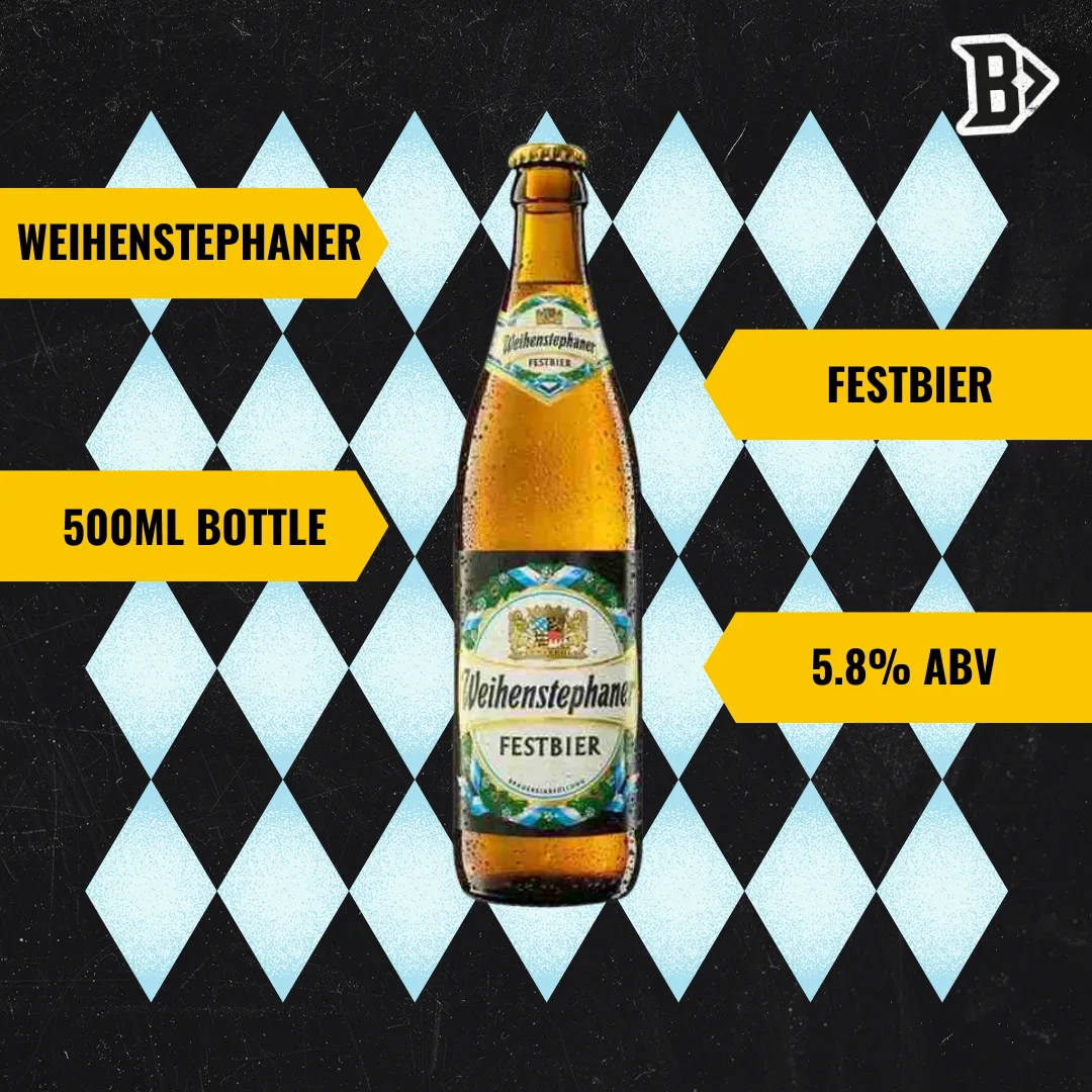 Weihenstephaner Festbier 500ml Bottles - 5.8% ABV (12 Pack)