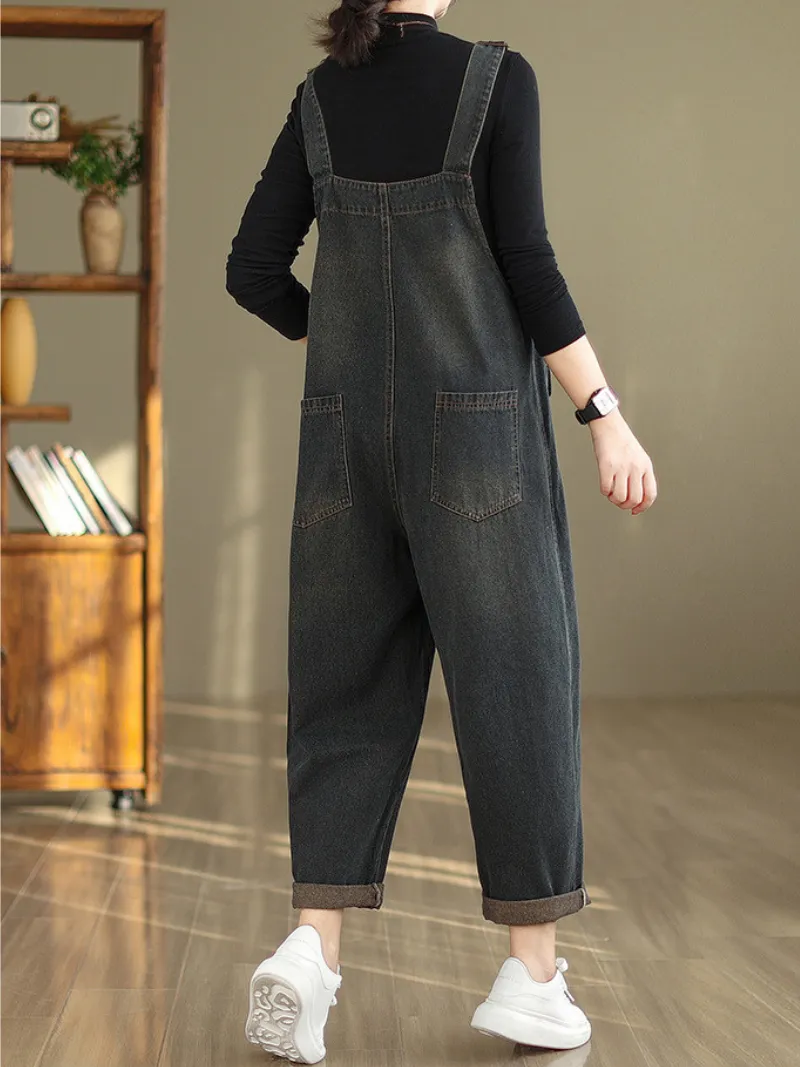 Women's Farm to Fashion Pockets Style Dungarees