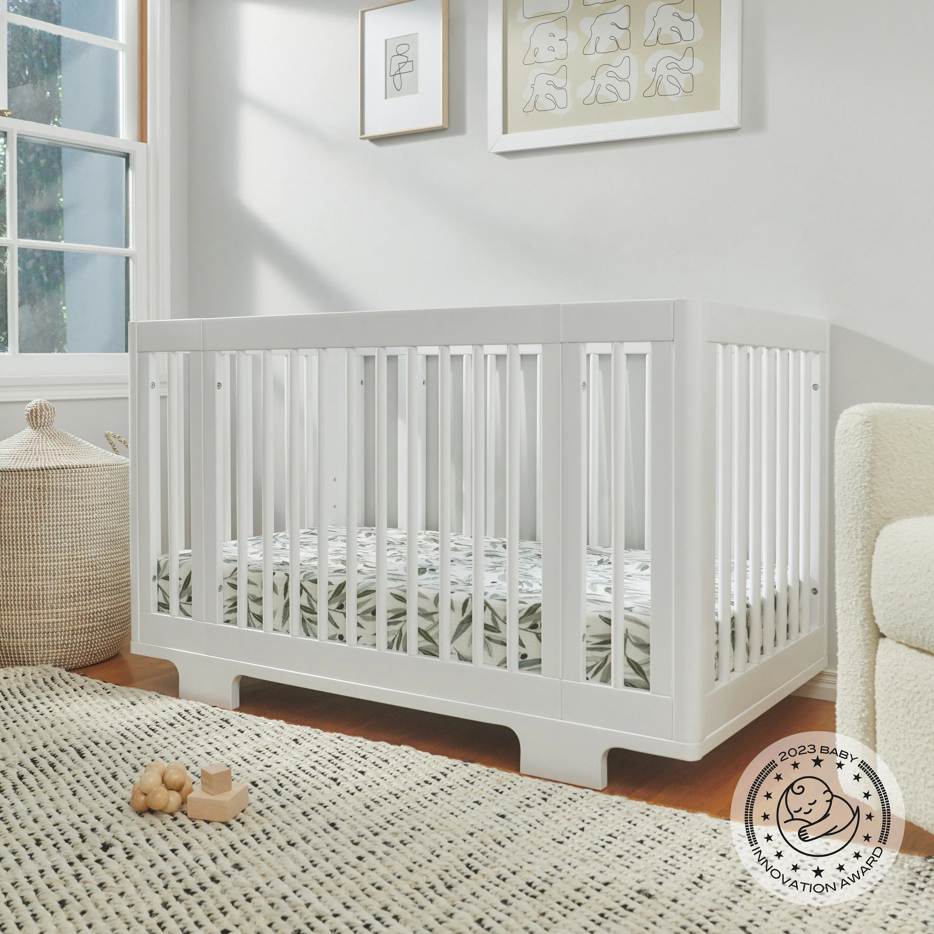 Yuzu 8-in-1 Convertible Crib with All-Stages Conversion Kits